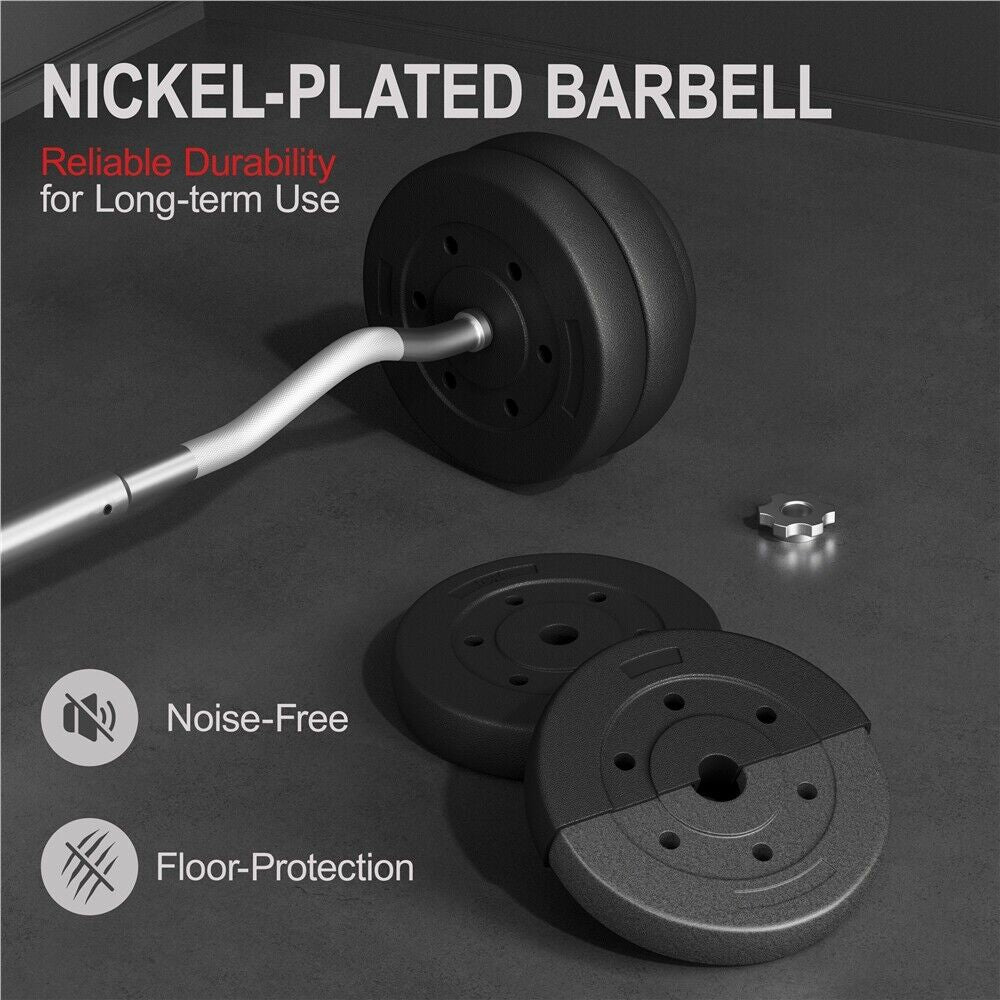 Barbell Weight Set 30Kg/25Kg/20Kg Barbell Adjustable Gym Weight for Home Fitness