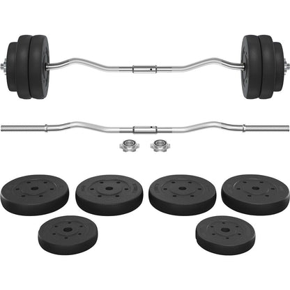 Barbell Weight Set 30Kg/25Kg/20Kg Barbell Adjustable Gym Weight for Home Fitness