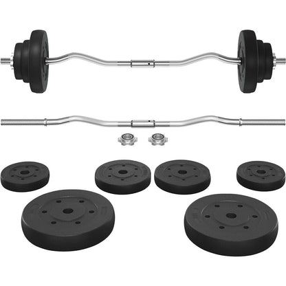 Barbell Weight Set 30Kg/25Kg/20Kg Barbell Adjustable Gym Weight for Home Fitness